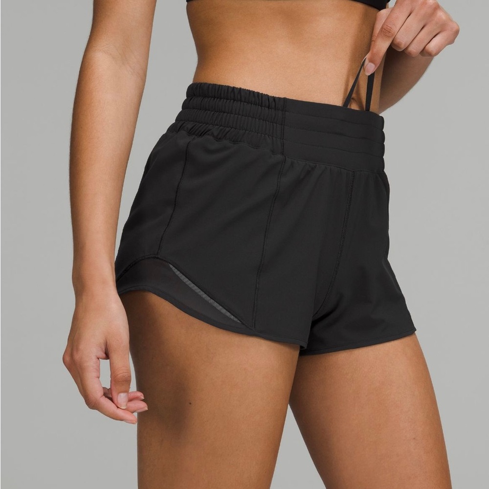 Lululemon Black Hotty Hot shorts